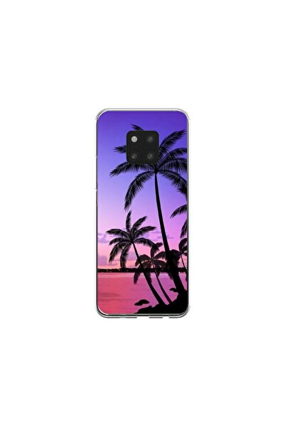Atlas Husa personalizata si Folie de Silicon Huawei Mate 20, Beach View #2, m...