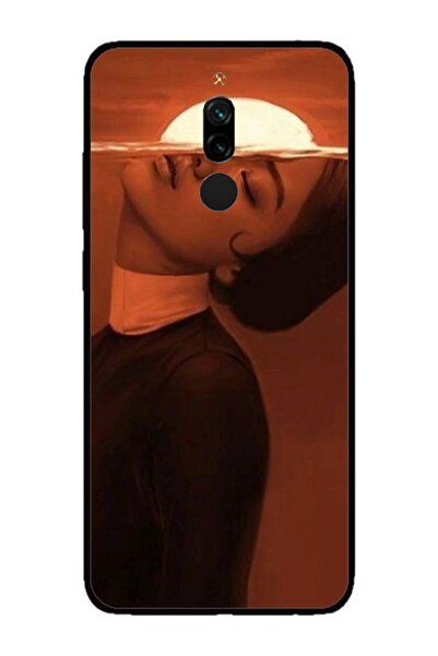 Atlas Husa personalizata si Folie de Silicon Xiaomi Redmi 8, Sun Girl, multic...