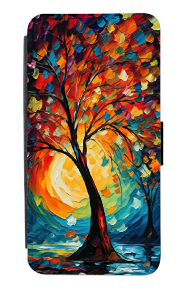 Atlas Husa personalizata tip carte Xiaomi Redmi Note 9 Pro 5G, Tree, multicol...