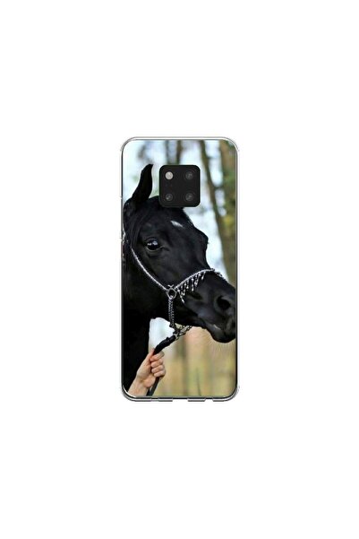 Atlas Husa personalizata Huawei Mate 20 Pro, Black Horse, multicolor, S1D1M0019