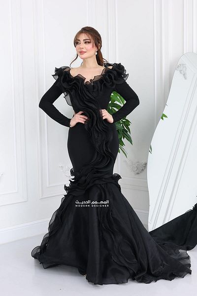 modern designer Elegant evening dress