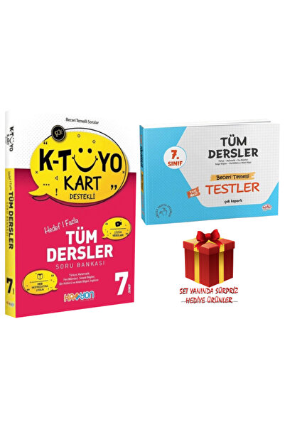 Gezegen Yayıncılık Katyon 7. Sınıf Tüm Dersler Soru Bankası+ Editör Tüm Dersl...