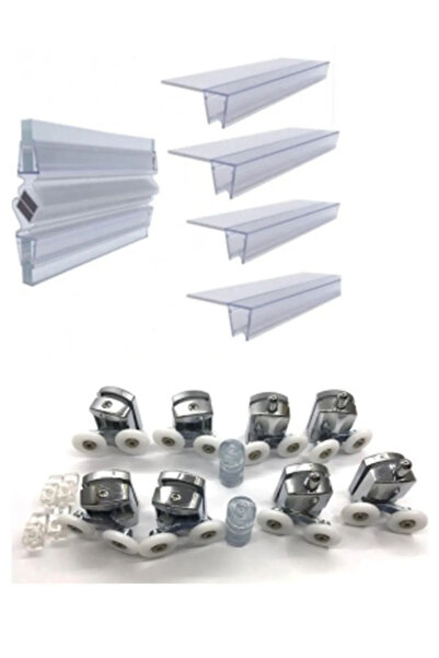 AYRINTISHOP Cam Duşa Kabin Fitilleri Ve Tekerleği Seti