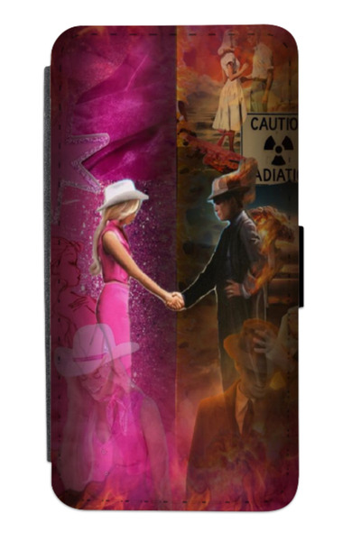 Atlas Husa personalizata tip carte Samsung Galaxy S8 Plus, Barbenheimer, mult...