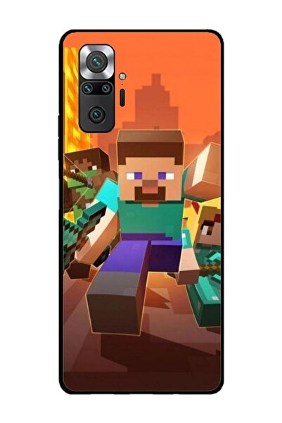 Atlas Персонализиран калъф за Xiaomi Redmi Note 10 Pro Max, Minecraft #1, мно...