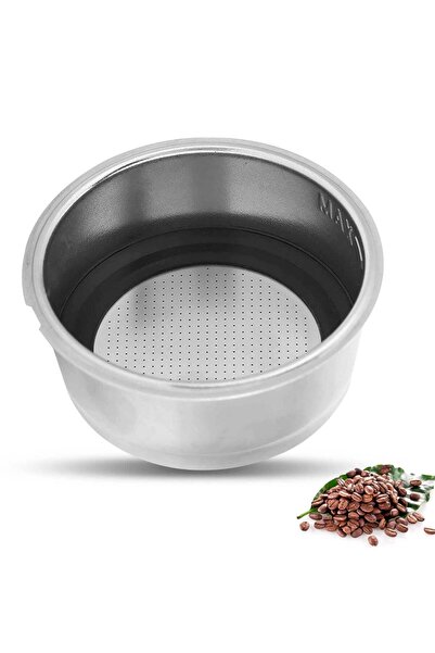 Generic 51mm coffee filter basket, Coffee Filter Basket Silver for Home Office