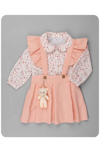 VİYOLİNA Velvet Jile with Flower Shirt