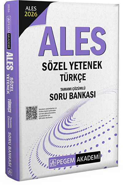 Pegem Akademi Yayıncılık 2026 ALES Sözel Yetenek Türkçe Tamamı Çözümlü Soru B...