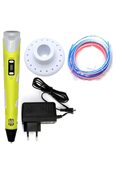 Hobi Mekatronik 3D Kalem-Pen-Adaptörlü Model-Sarı