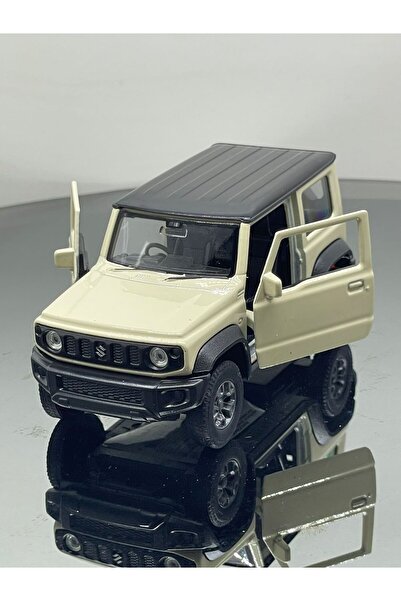 SCOWETTO Metal Suzuki Jem 1.36 Model Oyuncak Araba Bej 12 cm