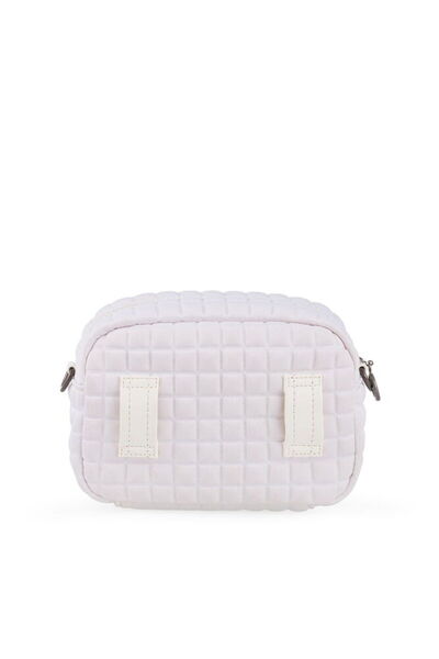 Bilik Deri Scuba White Women's Crossbody Bag Ball