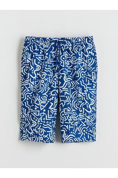 LC Waikiki Create Your Style from Uzg Store |   Men's Knee Length Patterned Swim Shorts