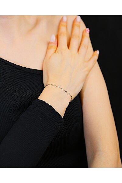MARCİELO Accessories سوار سلسلة فضي اللون من الفولاذ المقاوم للصدأ من سنغافور...