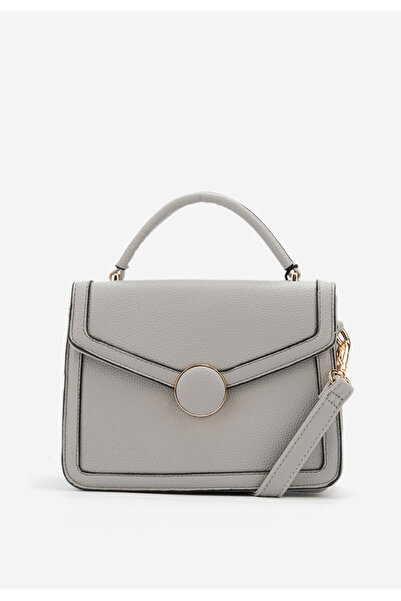 B T Shoes Šedé rukojeť kabelky Julith