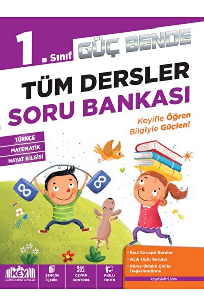 Key Kaliteli Eğitim Yayınları KEY YAYINLARI 1. Sınıf Güç Bende Tüm Dersler So...