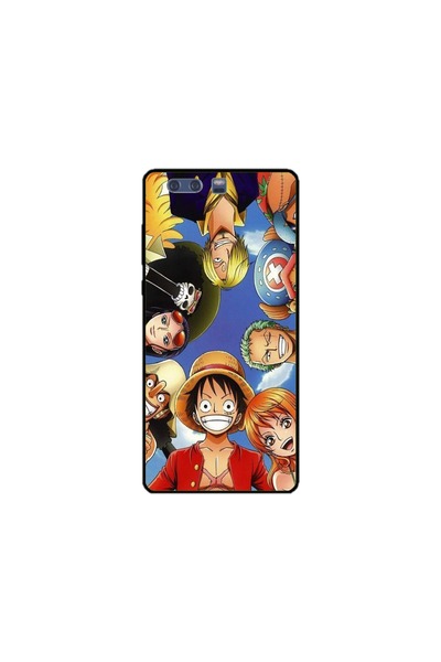 Atlas Husa personalizata si Folie de Silicon Huawei P10, One Piece, multicolo...