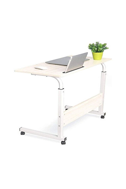 Raffine Adjustable Office Desk White 40x80x90cm
