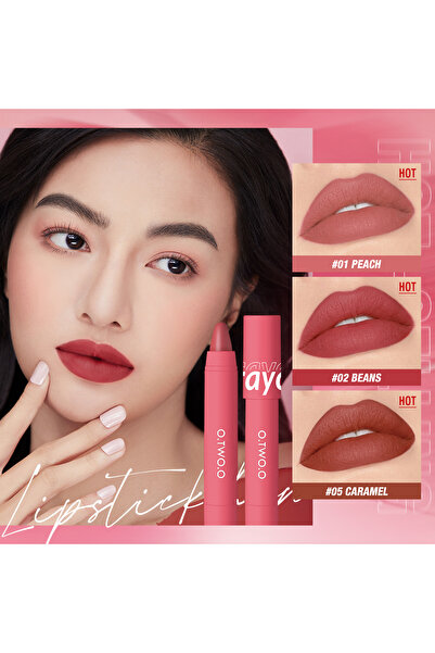 O.TWO.O Cosmetics O.TWO.O Creamy Matte Crayon Lipstick – Smooth, Long-Lasting Matte Finish