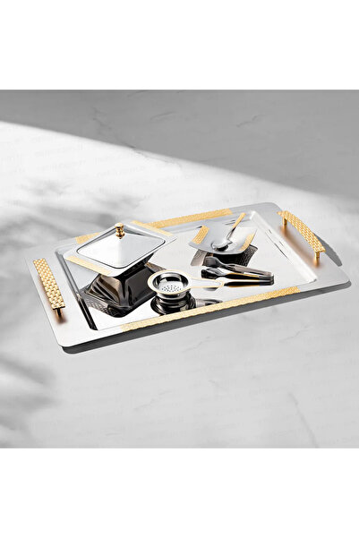 Rota Sırma Altın 28 Parça Çay Seti (BARDAKSIZ)