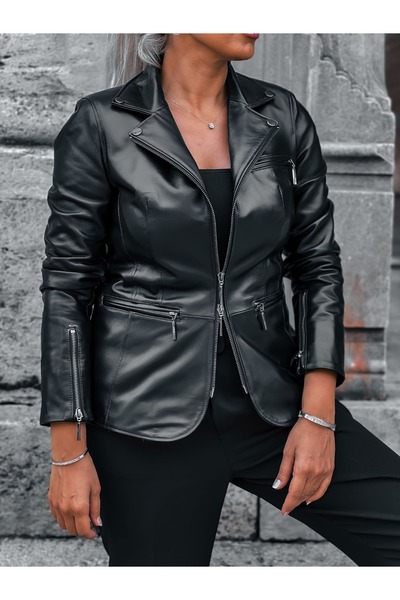 ErhanKorkmazShoes KADIN ORJİNAL DERİ BLAZER CEKET