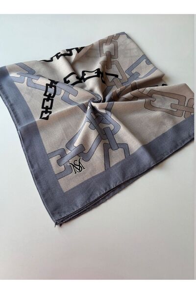 çiğdem eşarp Φουλάρι με σχέδιο αλυσίδας MASALSU