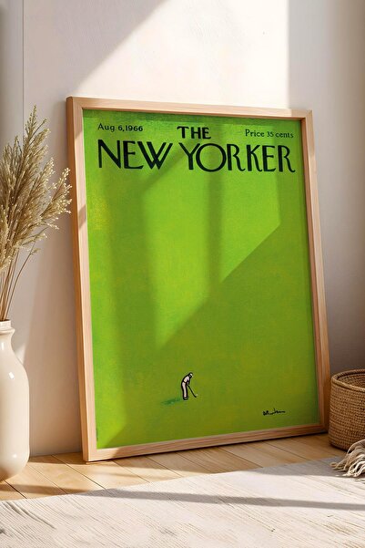 Saturn Tabloul înrămat The New Yorker 6 august 1966 - Tabloul terenului de go...