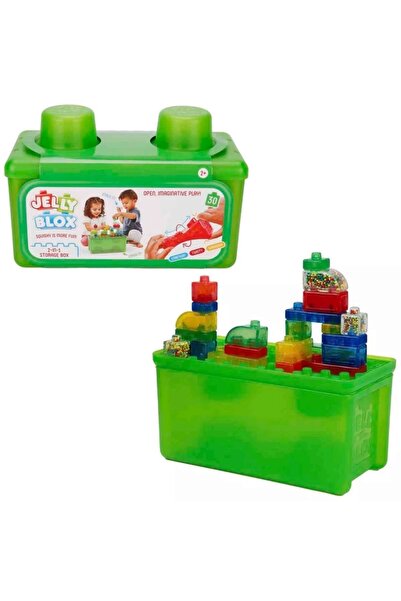 NW NessiWorld مجموعة مكعبات جيلي بلكس 2 في 1 من نيسي وورلد مع صندوق تخزين 30 ...