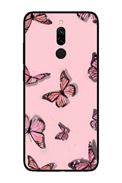 Atlas Husa personalizata si Folie de Silicon Xiaomi Redmi 8, Butterfly #7, mu...
