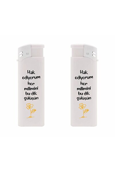 Genel Markalar Hakediyorum Her Milimini Özel Tasarım Baskılı Çakmak