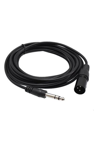 dalip Cablu audio Jack 6.3 mm mascul la XLR mascul, 5m, negru