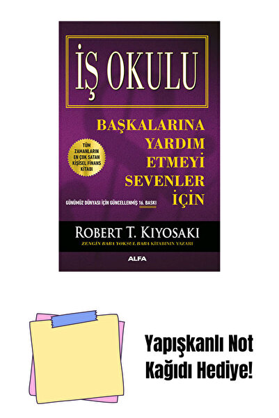 Alfa Yayınları İş Okulu - Başkalarına Yardım Etmeyi Sevenler İçin + Yapışkanl...