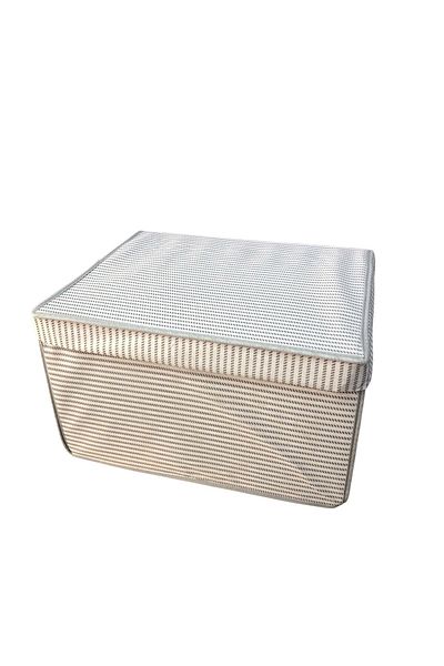 ROYAM Maxi Multi-Purpose Storage Box Box Pouch Organizer Toy Box Pouch Line Pattern 40X50X30