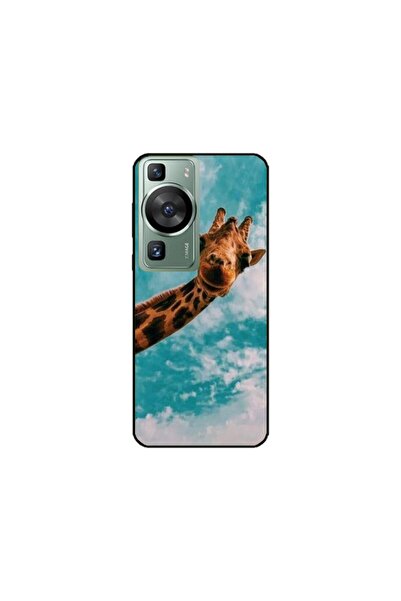 Atlas Husa personalizata si Folie de Silicon Huawei P60 Pro, Giraffe #2, mult...