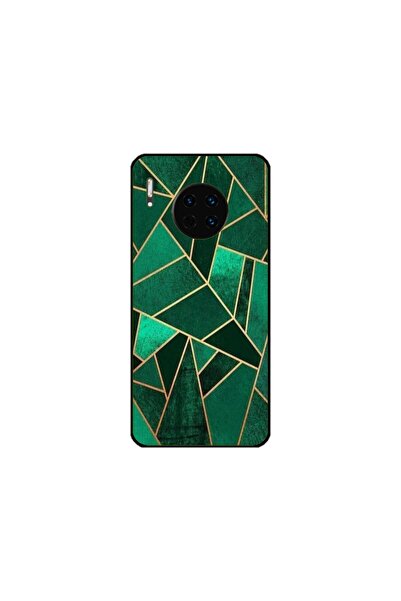 Atlas Husa personalizata si Folie de Silicon Huawei Mate 30, Emerald, multico...