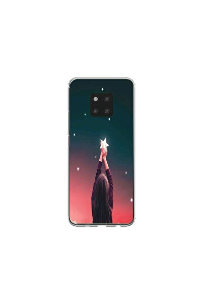 Atlas Husa personalizata si Folie de Silicon Huawei Mate 20, Star stealing, m...