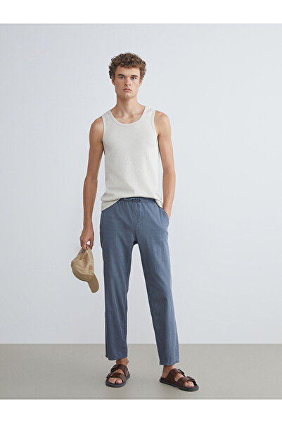 LC Waikiki بنطلون جينز رجالي فضفاض من إنديجو