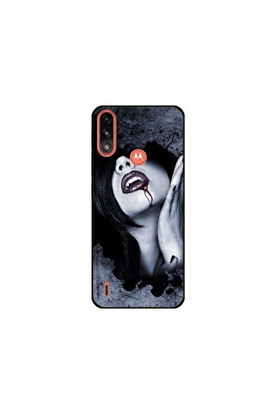 Atlas Husa personalizata si Folie de Silicon Motorola Moto E7 Power, Vampire,...