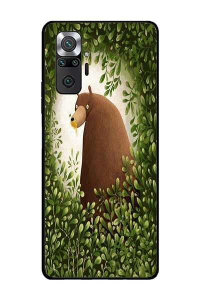 Atlas Husa personalizata si Folie de Silicon Xiaomi Redmi Note 10 Pro, Bear, ...