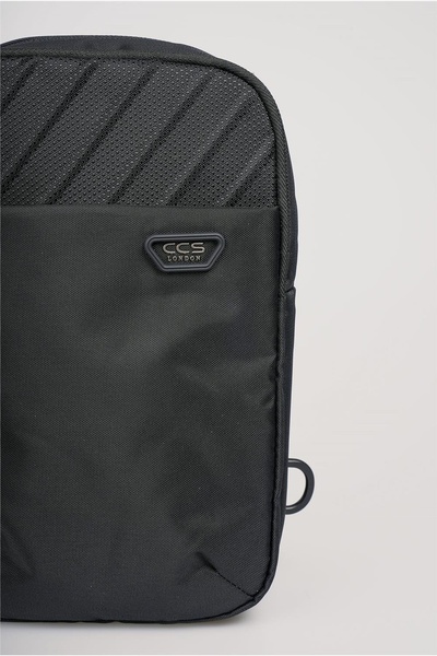 ÇÇS Black Men's Shoulder Bag 31632