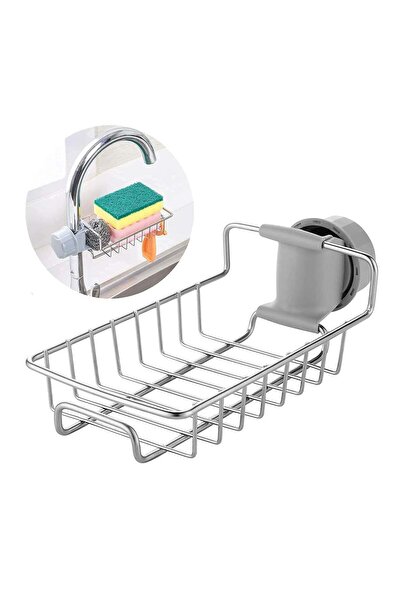 Generic حامل إسفنجة صنبور المطبخ من ريكو، منظم حوض من الفولاذ المقاوم للصدأ، ...