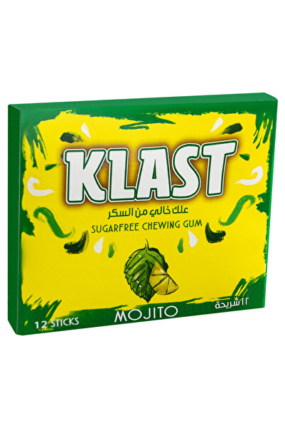 Batook علكة كلاست موخيتو خالية من السكر، 12 قطعة