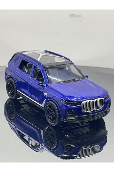 SCOWETTO 1.36 Bmw X7 Metal Oyuncak Araba Mavi 12 cm