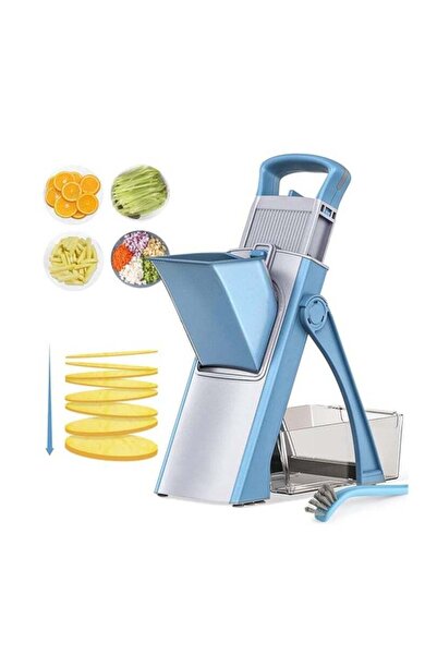 Generic مفرمة خضراوات من LENND، قطاعة ماندولين آمنة بسُمك قابل للتعديل، مفرمة بصل، متعددة الوظائف