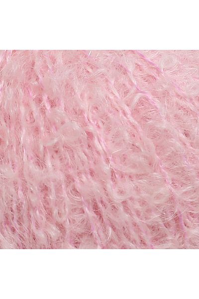 La Mia Yarn La mia alpaca boucle 50 gr pink hand knitting yarn - l332