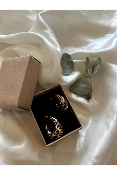 landofwomen LEOPAR DESEN ŞIK KÜPE