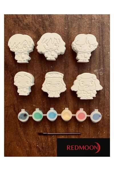 funny bunny مجموعة رسم الحجر من ريد مون هاري بوتر مكونة من 6 شخصيات