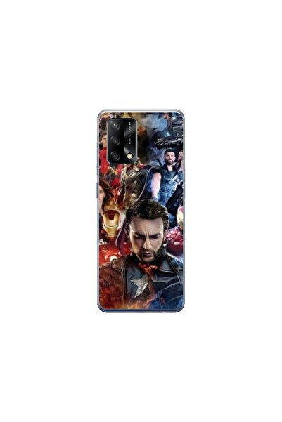 Atlas Husa personalizata si Folie de Silicon OPPO A74 5G, Avengers Endgame, m...
