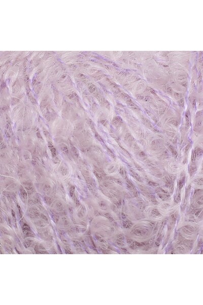 La Mia Yarn La mia alpaca boucle 50 gr lilac hand knitting yarn - l346
