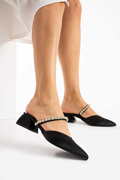 Mira style فستان سهرة بتفاصيل حجر أرجواني من زارا (4 سم) كعب