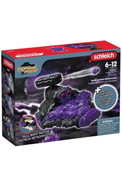 SCHLEICH Jet Shadow Toy Car with Mini Creature, Multicolor, 17cm, 15-piece set